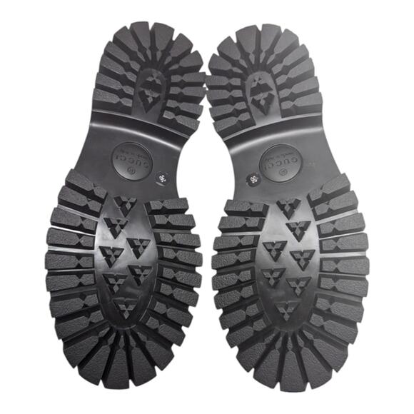 NEW Gucci GG supreme monogram cordovan lux lug sole horsebit loafer rainbow 36 - Picture 11 of 13